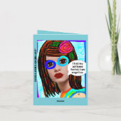 Wenskaart Feestdagen Kaart (Achterkant)