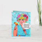 Wenskaart Feestdagen Kaart (Achterkant)