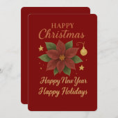 Wenskaart Feestdagenkaart (Voorkant / Achterkant)