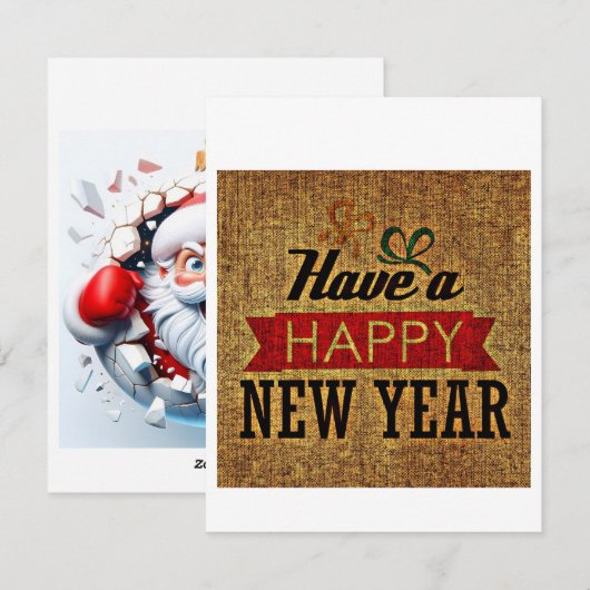 wenskaart feestdagenkaart (Voorkant / Achterkant)