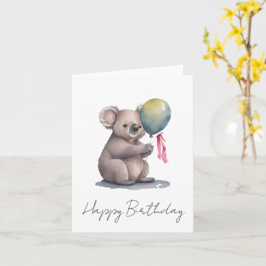 Wenskaart | Fijne verjaardag van beneden naar bene Kaart (Gele Bloem)