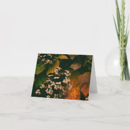 Wenskaart Foliage Personaliseer Bericht Bedankkaart