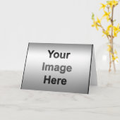 Wenskaart, fotokaart kaart (Gele Bloem)