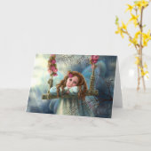 Wenskaart, Frankrijk Kaart (Gele Bloem)