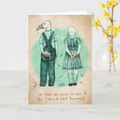 Wenskaart ganzen kaart (Gele Bloem)