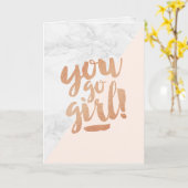 Wenskaart gefeliciteerd eigen bedrijf Nieuwe baan Kaart (Gele Bloem)