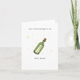 Wenskaart, gefeliciteerd kaart. Berichtkaart Kaart