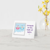 Wenskaart - Gefeliciteerd met de geboorte van een  Kaart (Gele Bloem)