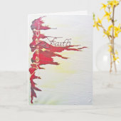 Wenskaart - Geheeld Geloof, Kaart (Gele Bloem)