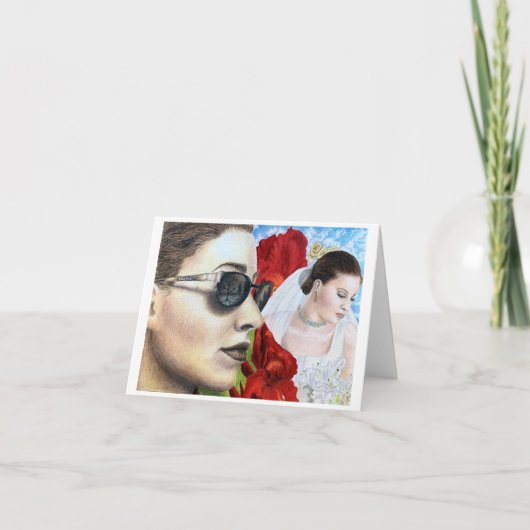 wenskaart "Geheugen" Bedankkaart (Voorkant)