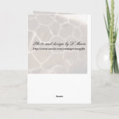 Wenskaart gekke Giraffe Kaart (Achterkant)