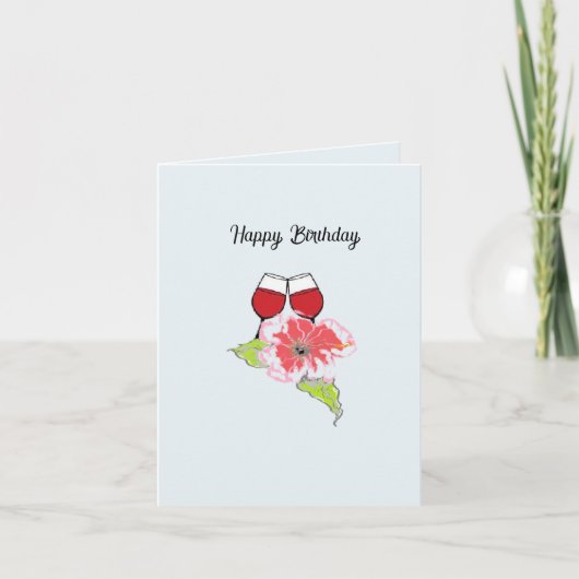 Wenskaart: Gelukkige Verjaardag Kaart (Voorkant)