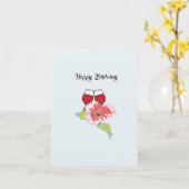 Wenskaart: Gelukkige Verjaardag Kaart (Gele Bloem)