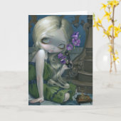 wenskaart "Geraniums" Kaart (Gele Bloem)