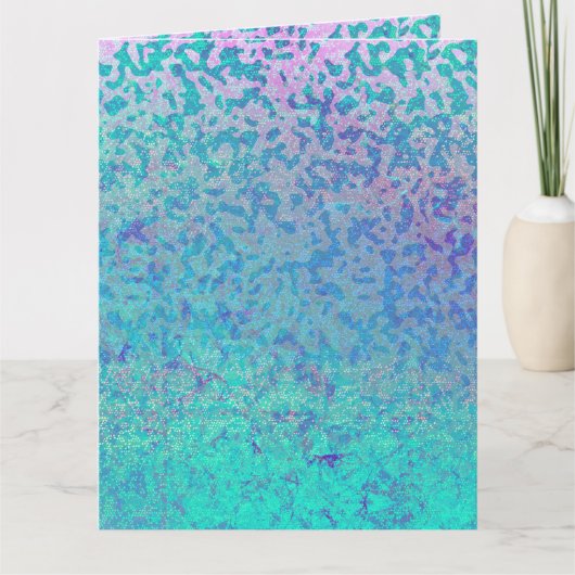 Wenskaart Glitter Star Dust Kaart (Voorkant)