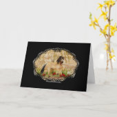 Wenskaart - Gold Unicorn Kaart (Gele Bloem)