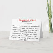 Wenskaart: Gouden Gelei Kaart (Achterkant)