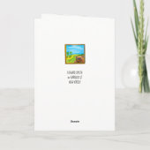 Wenskaart Grappig en griezelig met cactusontwerp Kaart (Achterkant)