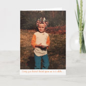 wenskaart " grootsheid " kaart (Voorkant)