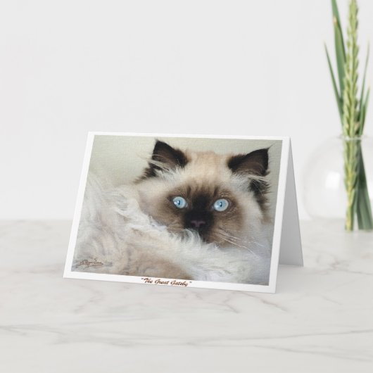 Wenskaart "GROTE GATSBY" Feestdagen Kaart (Voorkant)