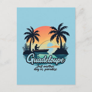 Wenskaart Guadeloupe Sunset Paradise Briefkaart