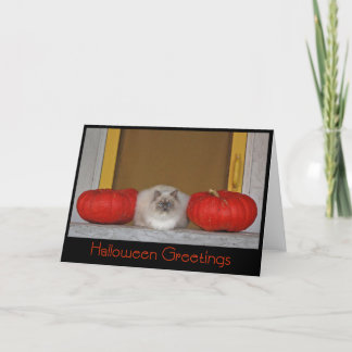 wenskaart "Halloween Greetings" Kaart