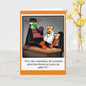 Wenskaart Halloween Humor Kaart (Gele Bloem)