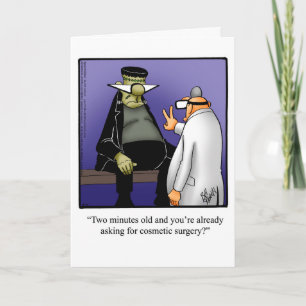 Wenskaart  Halloween Humor Kaart