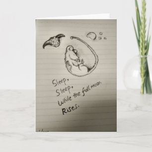 Wenskaart halverwege het herfstfestival kaart