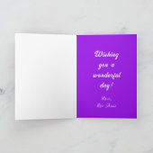 Wenskaart (Happy Birthday) Kaart (Binnen)