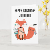 Wenskaart - Happy Birthday uit Little Brave Kaart (Gele Bloem)