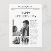 Wenskaart Happy Fathers Day Feestdagenkaart (Voorkant)