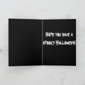 Wenskaart - Happy Halloween Jack-O-Lantern Kaart (Binnen)