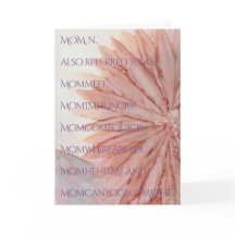 Wenskaart "Happy Moederdag" Kreukvrij