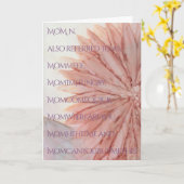 Wenskaart "Happy Moederdag" Kreukvrij Kaart (Gele Bloem)