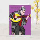 Wenskaart Happy Name Day/in het Grieks Kaart (Gele Bloem)