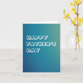 Wenskaart - Happy Vaderdag Kaart (Gele Bloem)