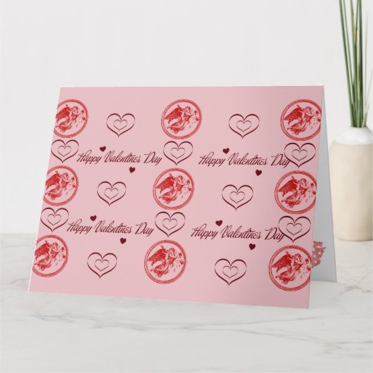 Wenskaart Happy Valentines day Kaart (Voorkant)