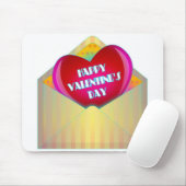 wenskaart "HAPPY VALENTINE'S DAY" Muismat (Met muis)
