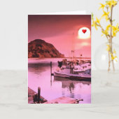 Wenskaart Harbour Hues Kaart (Gele Bloem)