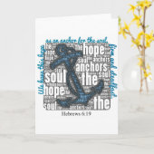 Wenskaart - Hebreeën 6:19 Kaart (Gele Bloem)