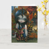 wenskaart "Herfst" Kaart (Gele Bloem)