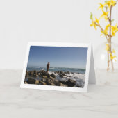 Wenskaart | het Cijfer van het "Land Gormley", Kaart (Gele Bloem)