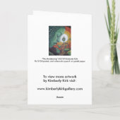 Wenskaart: "Het ontwaken" Kaart (Achterkant)