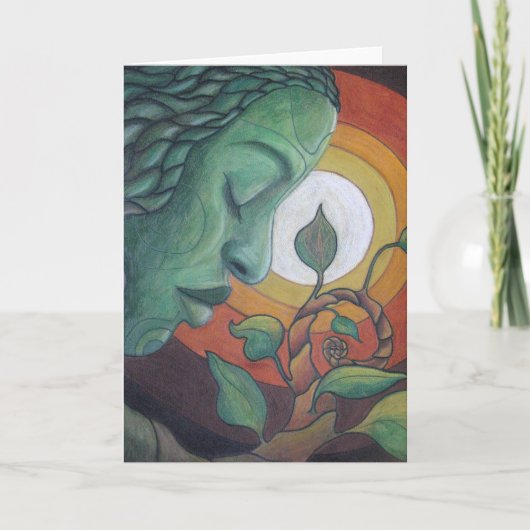 Wenskaart: "Het ontwaken" Kaart (Voorkant)