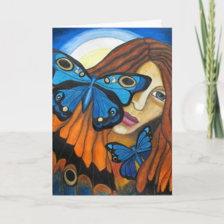 Wenskaart: "Het Overgaan " Kaart