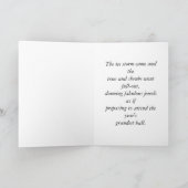 Wenskaart, "HET STORM KWAM" (FOTOGRAFIE) Kaart (Binnen)