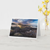 Wenskaart - het Strand van de Verbinding, La Jolla Kaart (Gele Bloem)