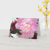 Wenskaart het zonder titel van de Pioen Kaart (Gele Bloem)