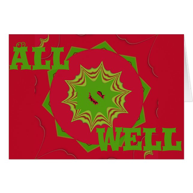 Wenskaart horizontale Sjabloon (Voorkant Horizontaal)